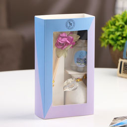 Набор подарочный с диффузором «Ваза с цветком» лаванда, «Богатство Аромата»