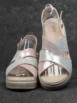 08-EDT60651-20B100M WHITE/GREY Босоножки (натуральная кожа) - Фабричный китай фото 14