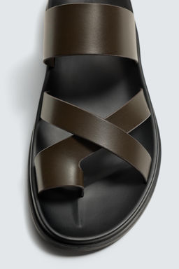 SANDALIA TIRAS / Verde agua