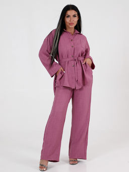 ЖК-569 ЖЕНСКИЙ КОСТЮМ (Сухая роза) - А-дина фото 2