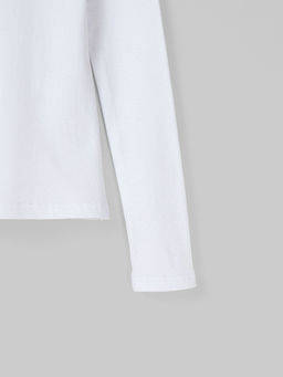 Бадлон с волнистым воротом Белый 7+ - Bungly фото 4