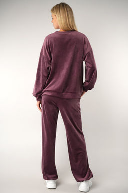 Женский велюровый костюм оверсайз Happyfox