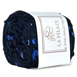 Royal Paillettes пряжа LA FILATI 55%%хлопок 45%пайетки 5х50г/120м