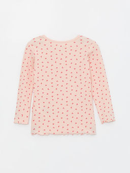 Bisiklet Yaka Bask?l? K?z Bebek Pijama Tak?m? - Waikiki фото 3