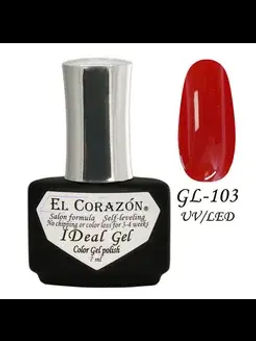 El Corazon Гель-лак IDeal Gel №GL-103 красный, 7 мл UV/LED