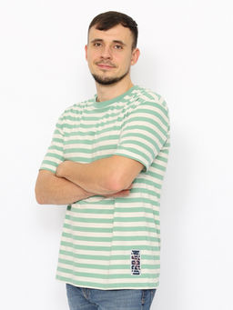 CRB wear/CWMM 60371-37 Футболка мужская,зеленый/Ex.Cherubino  фото 3