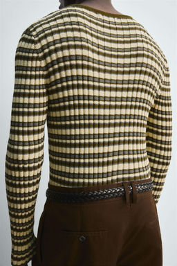 STRIPED JACQUARD JUMPER - Zara фото 7