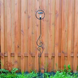 Шпалера для сада 57-416 с фонарем - Фабрика интерьерной ковки фото 3
