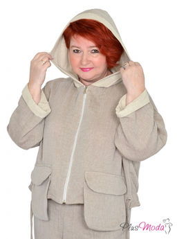 Жакет Модель №1552 размеры 44-84 - Plusmoda фото 5