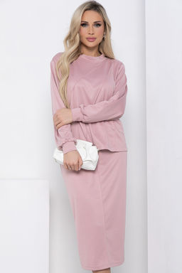 Юбка макси (пыльная роза) Ю8579 - Lt collection фото 6