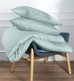 Пододеяльник 175х215 Моноспейс нежно-голубой - Ecotex фото 2