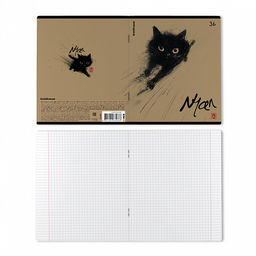 Цена за 5 шт. Тетрадь общая ученическая ErichKrause Blur Cat, 36 листов, клетка_MIX-PACK  фото 8