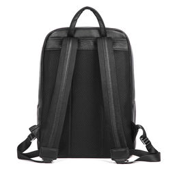 Рюкзак мужской, кожа, MIRONPAN 21663 Черный