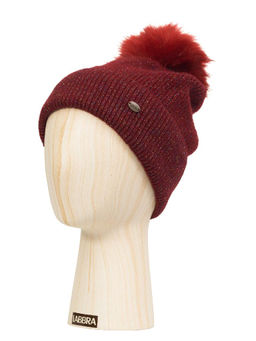 Шапка жен. шерсть+нейл+акр+люр LB-D77103 bordo - Labbra фото 7