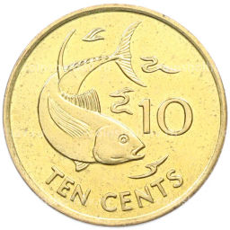 Монета 10 центов 2007 года Сейшелы