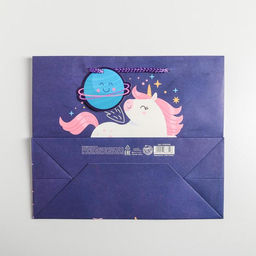 Цена за 2 шт. Пакет подарочный, упаковка, «Unicorn», 27 х 23 х 11.5 см