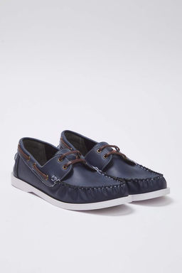 Trendyolmilla Shoes Lacivert Erkek Duz Loafer Ayakkab? TAKSS25LA00018