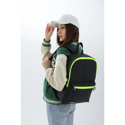 Рюкзак женский из искусственной кожи TEXTURA, цвет чёрный  фото 6