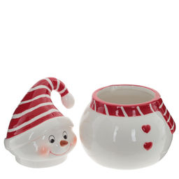 Емкость для сыпучих продуктов "Снеговик", 600 мл, L11,5 W11,5 H17 см