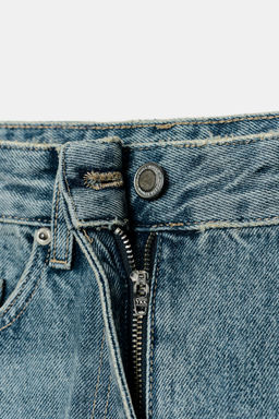 ZW COLLECTION ANKLE BALLOON MID-WAIST JEANS - Zara фото 7