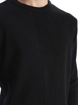 Bisiklet Yaka Erkek Triko Kazak