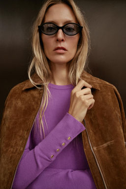 BASIC PLAIN KNIT SWEATER - Zara фото 4