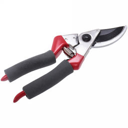Секатор плоскостной 8" (21,5см) "Садовник" металлические комбинированные ручки ДоброСад