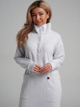 978 Платье "Меланж/серый"