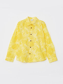 Desenli Uzun Kollu Erkek ?ocuk G?mlek