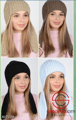 Шапка женская зимняя вязанная - Bruno фото 7