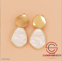 Женские серьги с крупным перламутром