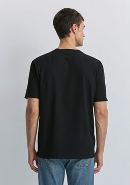 Mavi Patch Logo Bask?l? Siyah Tisort  фото 3