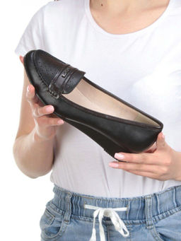 06-4773-1G34F BLACK Туфли женские (натуральная кожа) - Фабричный китай фото 2