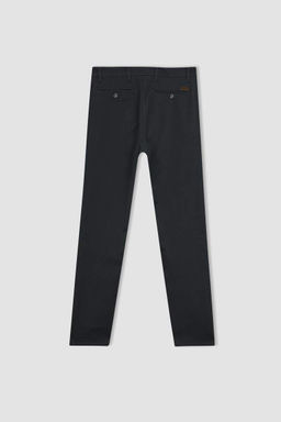 Новые габардиновые брюки прямого кроя стандартного кроя - Defacto фото 10