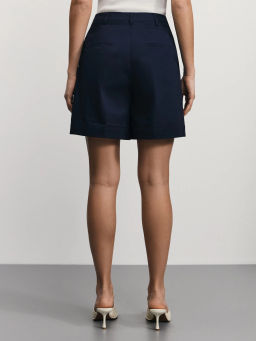 Хлопковые шорты с отворотами / Zarina  фото 5