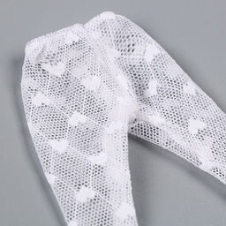 Колготки для куклы Сердечки, цвет белый - Simaland фото 6