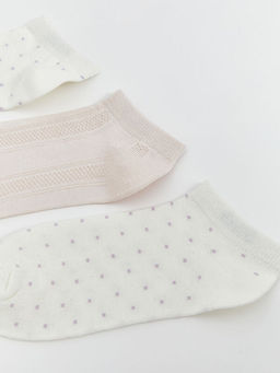 Desenli Kad?n Patik ?orap 5li