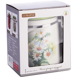 30755 Банка для сыпучих 600мл Ромашка LR (х24) - Mayer&boch фото 3