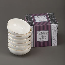 Набор розеток 6 шт. для варенья, 80 мл. арт. 809-0322, 809-0325