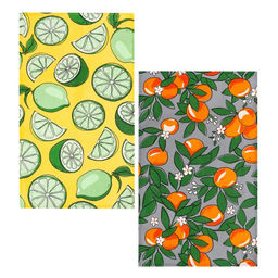 Набор кухонных полотенец Доляна Сitrus, 35х60см-2шт, 100% хлопок  фото 3