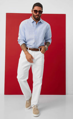 Джинсы P511-0166C white - Primm фото 2