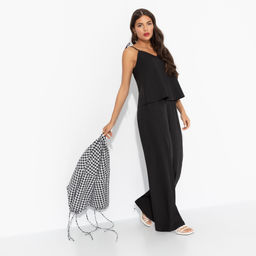 Брючный комплект‑тройка Приручённый шик (3 в 1 черно-белый) - Charutti фото 12