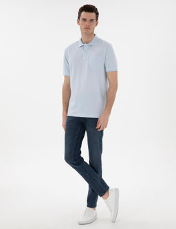 A__k Mavi Regular Fit K_vr_lmaz Polo Yaka Basic Ti__rt - Pierre cardin фото 4
