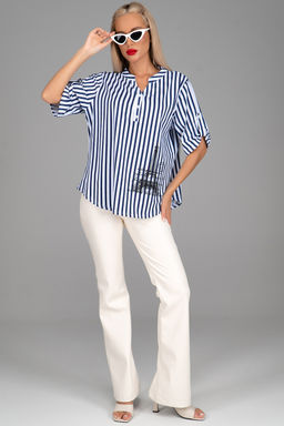 Рубашка Мулен Руж (полоска/эйфелевая башня) - Эльза фото 6