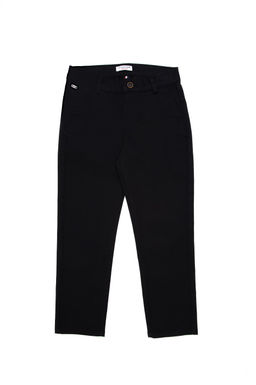 Черные брюки из плотной ткани для мальчика - U.s. polo assn фото 2
