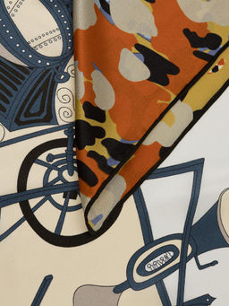 Платок жен. шелк 90х90 B03-8420-03 - Eleganzza фото 5