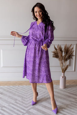 Платье РП-1145 сирень-лео - Angelika фото 6