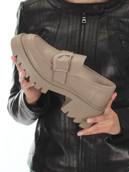 03-C1803-2 DK.BEIGE Лоферы женские (натуральная кожа)