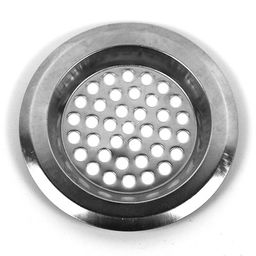 Пробка-сетка для раковины из нержавеющей стали д7,5см, h0,7см (внутренний д4,6см) (Китай)