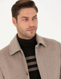 A__k Kahverengi Y_n Kar___ml_ Slim Fit Ka_e Kaban - Pierre cardin фото 2